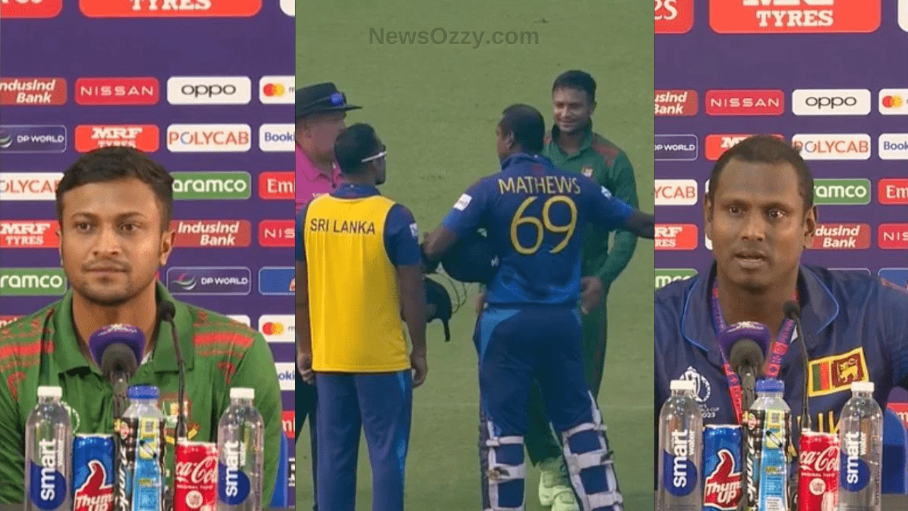 Angelo Mathews & Shakib AI Hasan Reply To The Timed Out Controversy During SL Vs BAN Clash