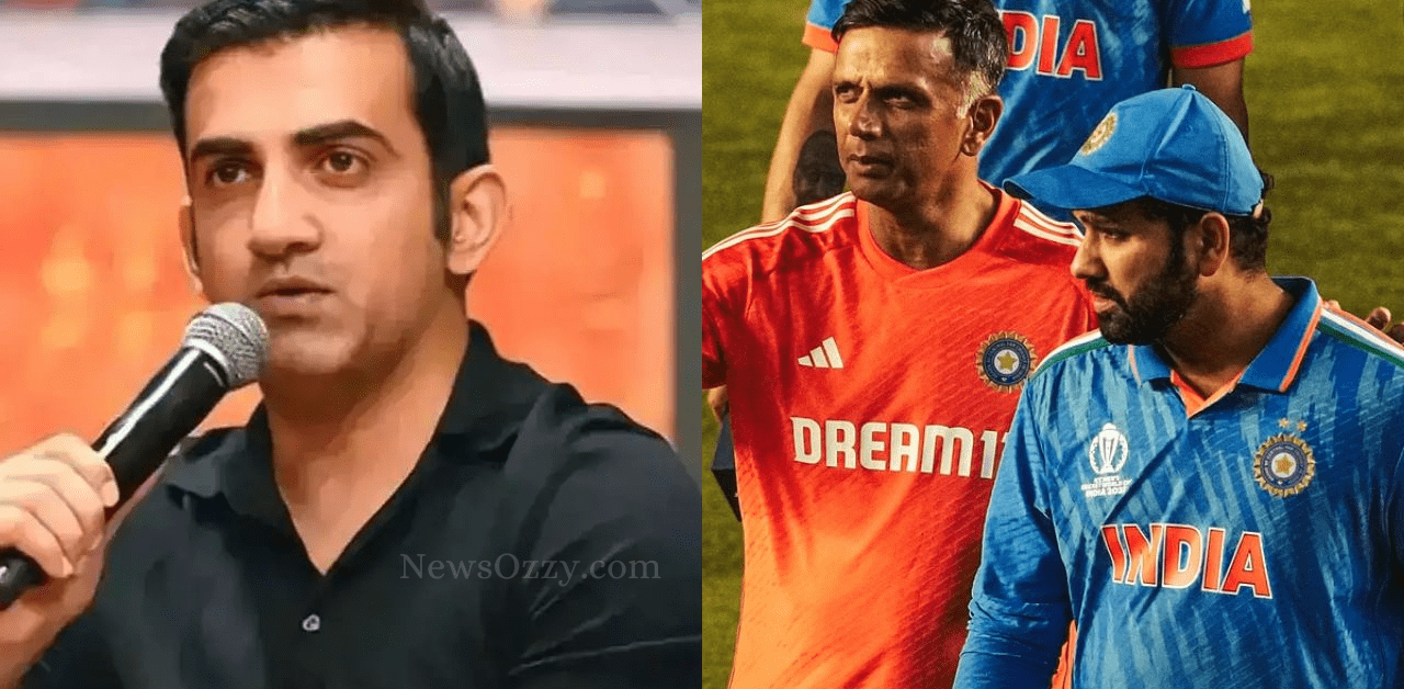 Gambhir Reacts Rahul Dravid Head Coach Extension