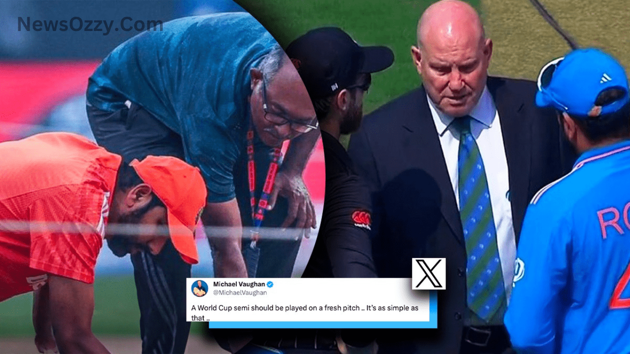 Reactions of Gavaskar and Micheal for Pitch Change Controversy at WC 2023