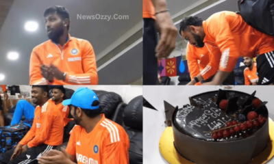 Team India Celebrates Thrilling Win Over Australia in T20I By Cutting a Cake