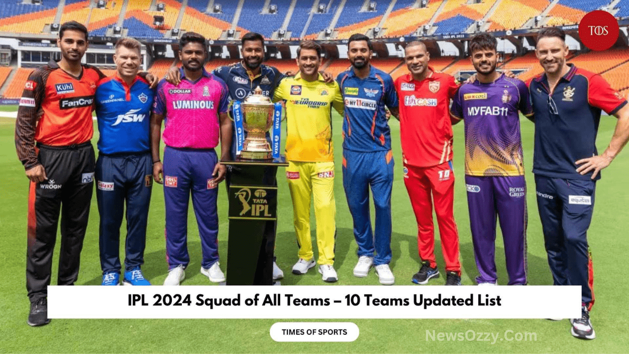 List of All 10 Teams in IPL Auction 2024