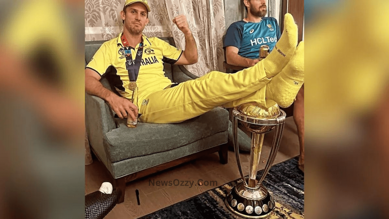 Mitchell Marsh Breaks His Silence on 'Feet on World Cup Trophy' Controversy