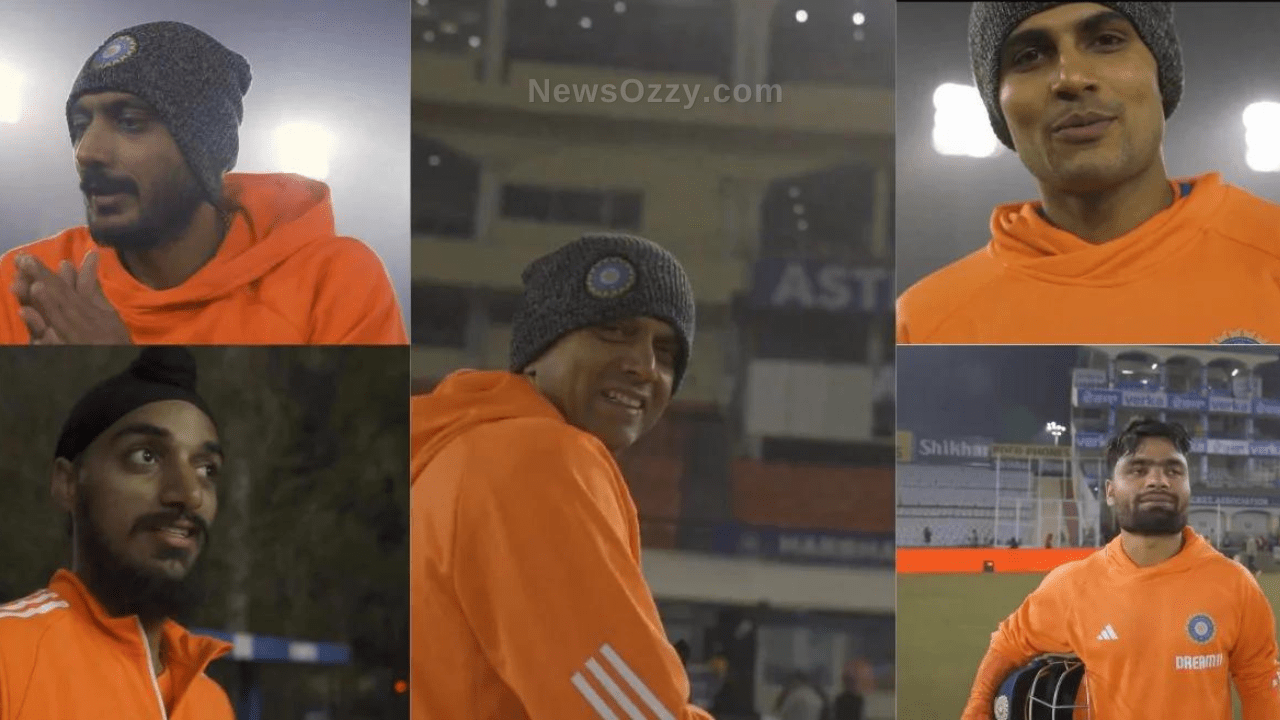 Indian Players Hilarious Take on Chilly Weather in Mohali before Ind vs Afg
