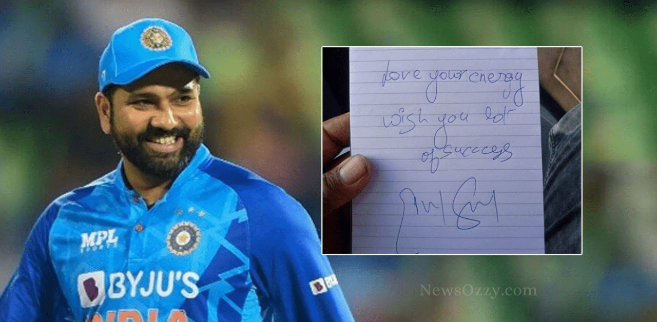 Rohit Sharma's autographed note for Indore traffic Cop goes viral