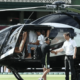 Watch David Warner arrives in a helicopter at the SCG