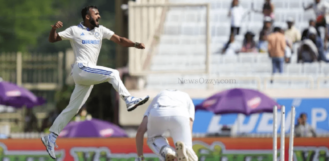 Akash Deep's three-wicket burst on debut against England