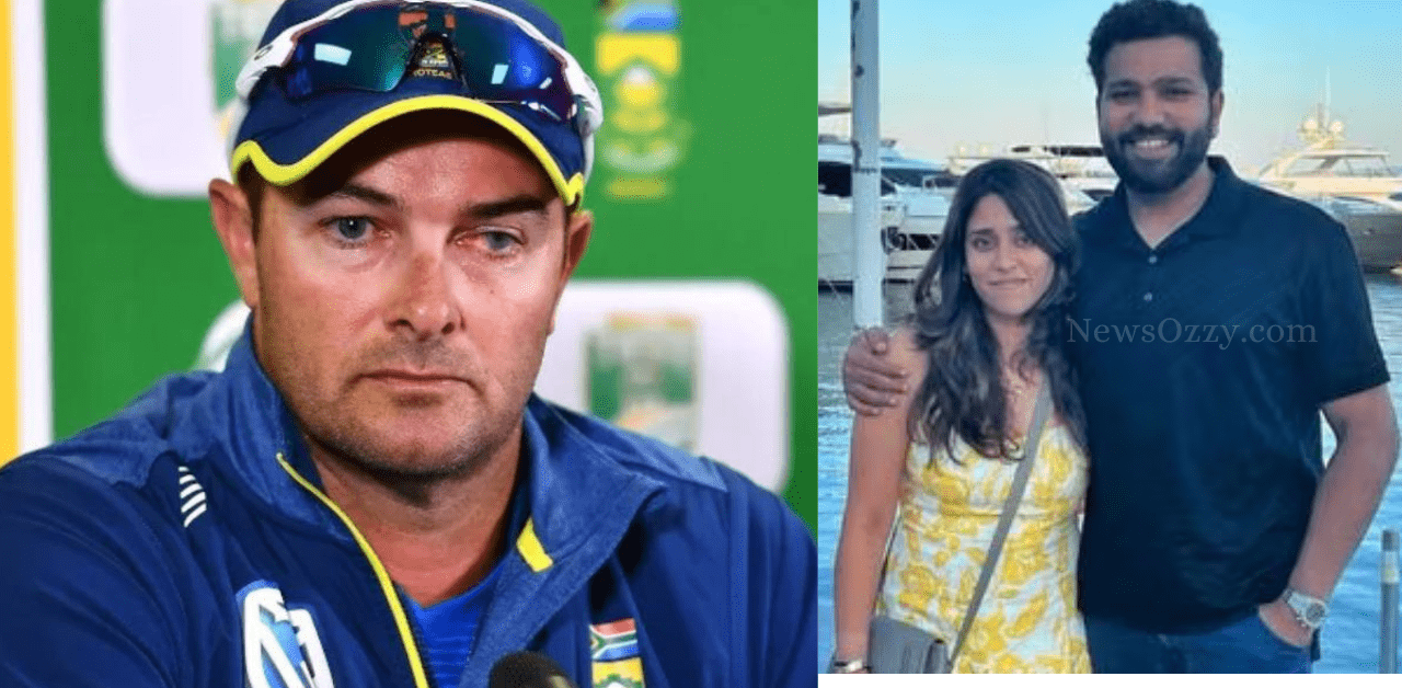 Rohit's wife rejects coach Mark Boucher's reasoning on captaincy change