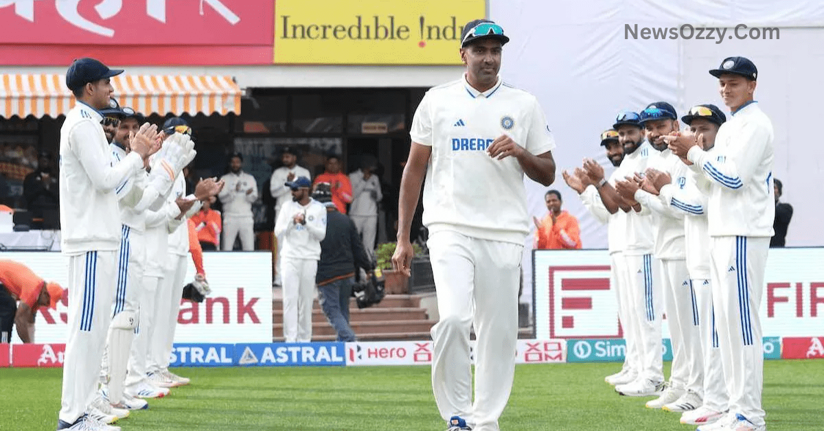 R Ashwin Was Honoured By The Indian Team Before 5th Test Match