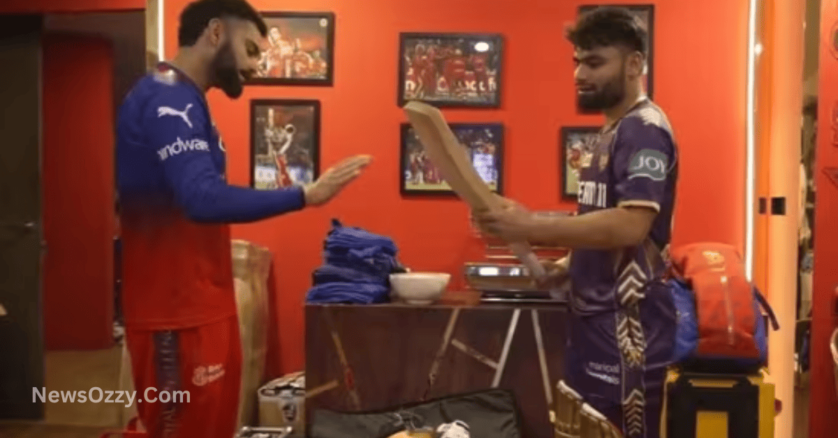 Virat Kohli Gifted His Bat To Rinku Singh After the Clash With KKR in IPL