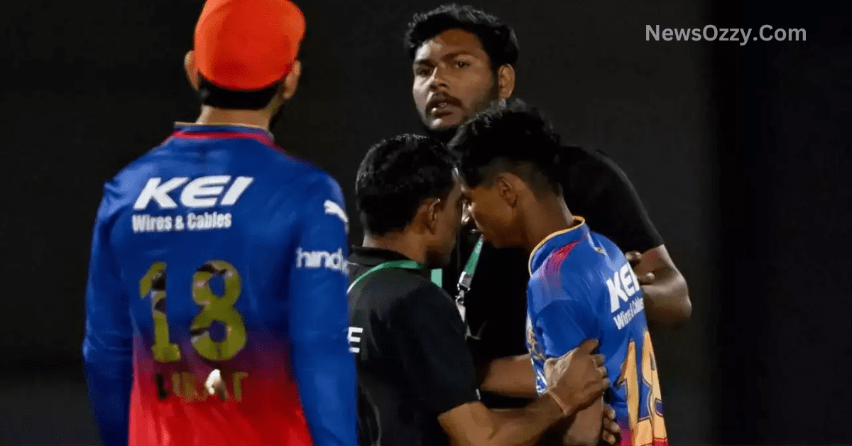 Virat Kohli Pleases Security To Be Gentle With the Pitch Invader