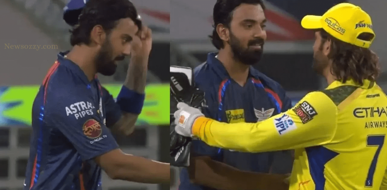 Watch KL Rahul's heartwarming cap-off gesture before embracing MS Dhoni goes viral