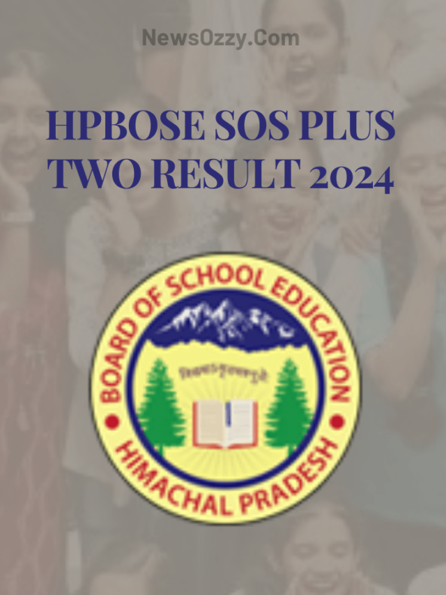 HPBOSE SOS 12th Result 2024 Out at hpbose.org: Check Download Link